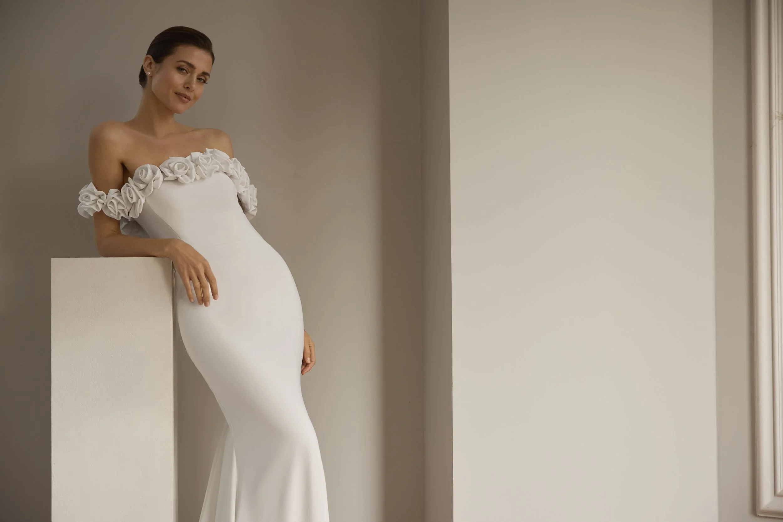 Emiliame by House of St Patrick, available exclusively at The Art of Bridal in Wilston, Brisbane Queensland.