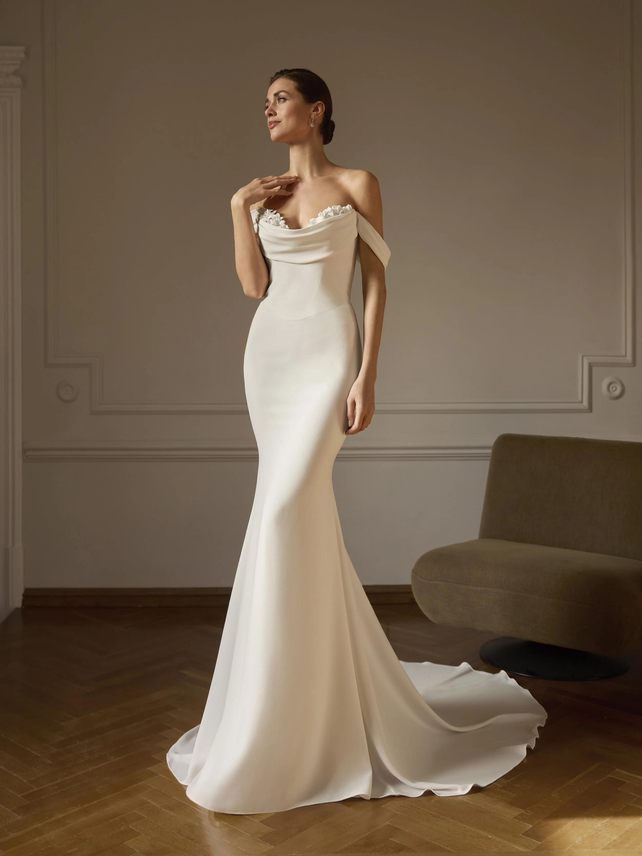 Libanou by House of St Patrick, available exclusively at The Art of Bridal in Wilston, Brisbane Queensland.