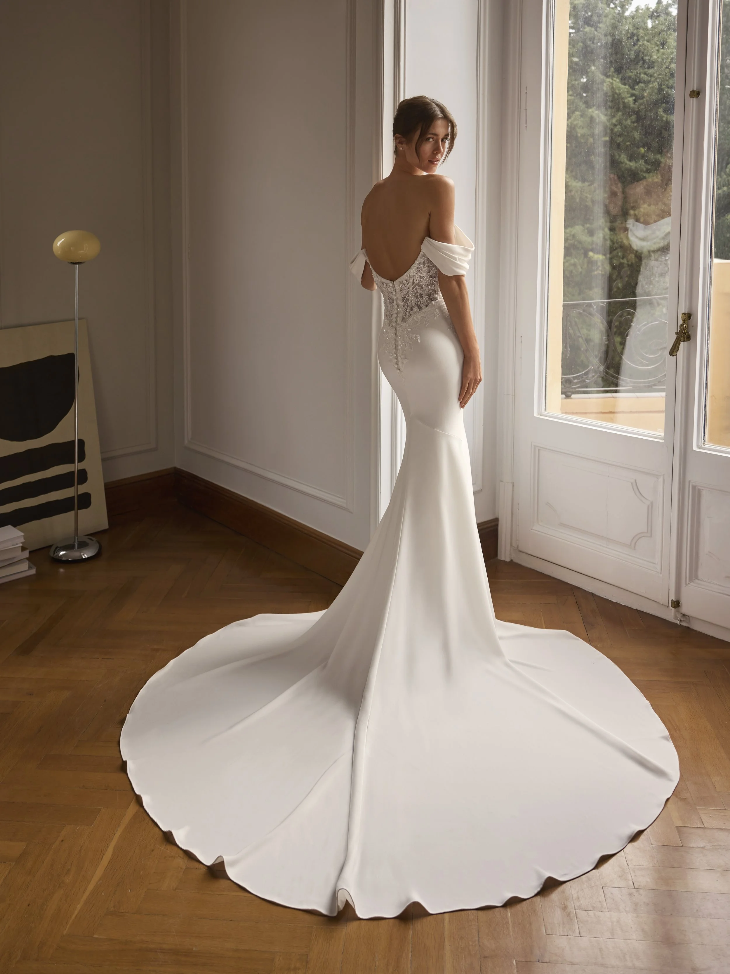 Tamiria by House of St Patrick, available at The Art of Bridal exclusively in Queensland. Your bridal destination.