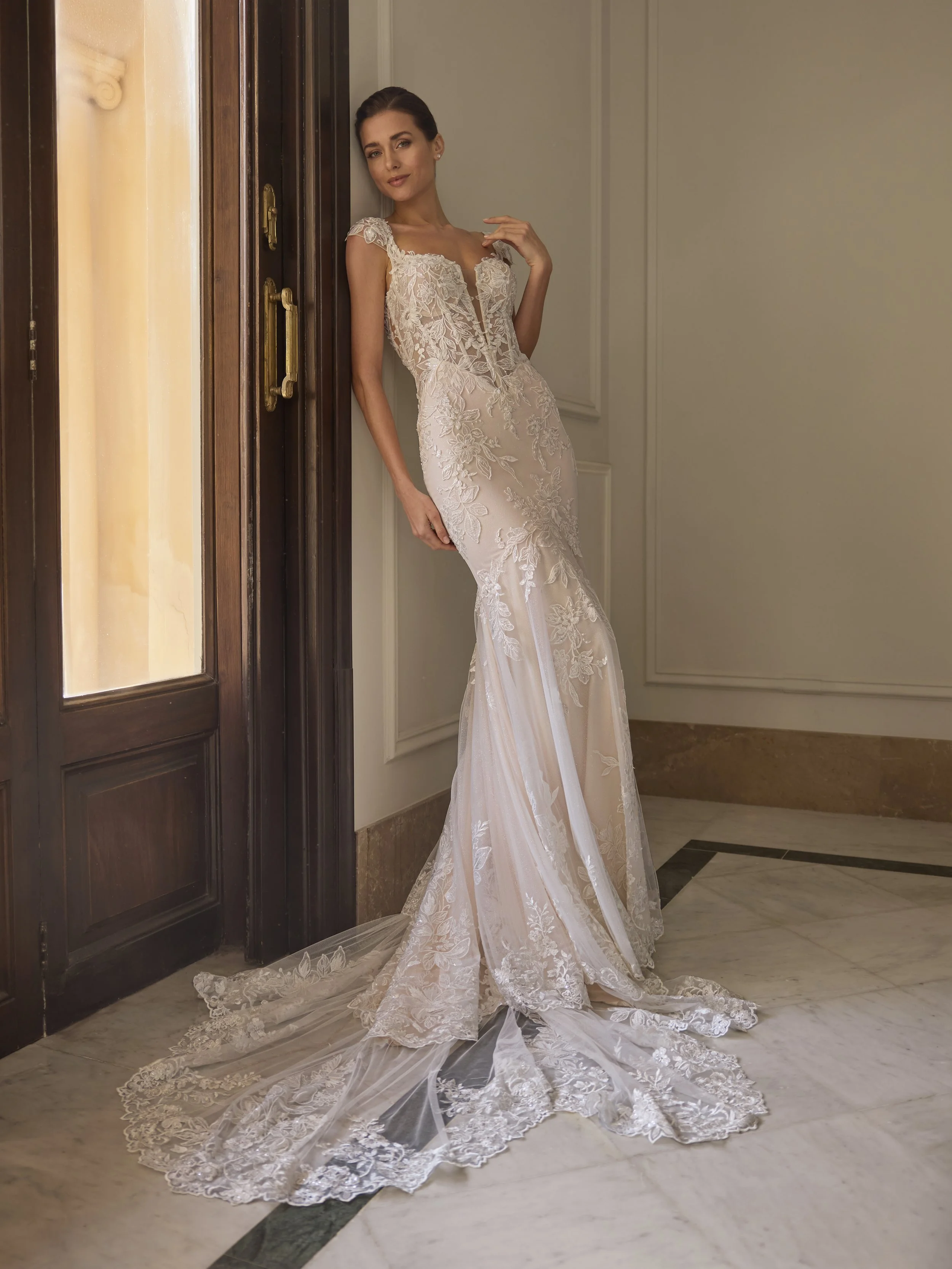 Ahfua by House of St Patrick, available at The Art of Bridal exclusively in Queensland. Your bridal destination.