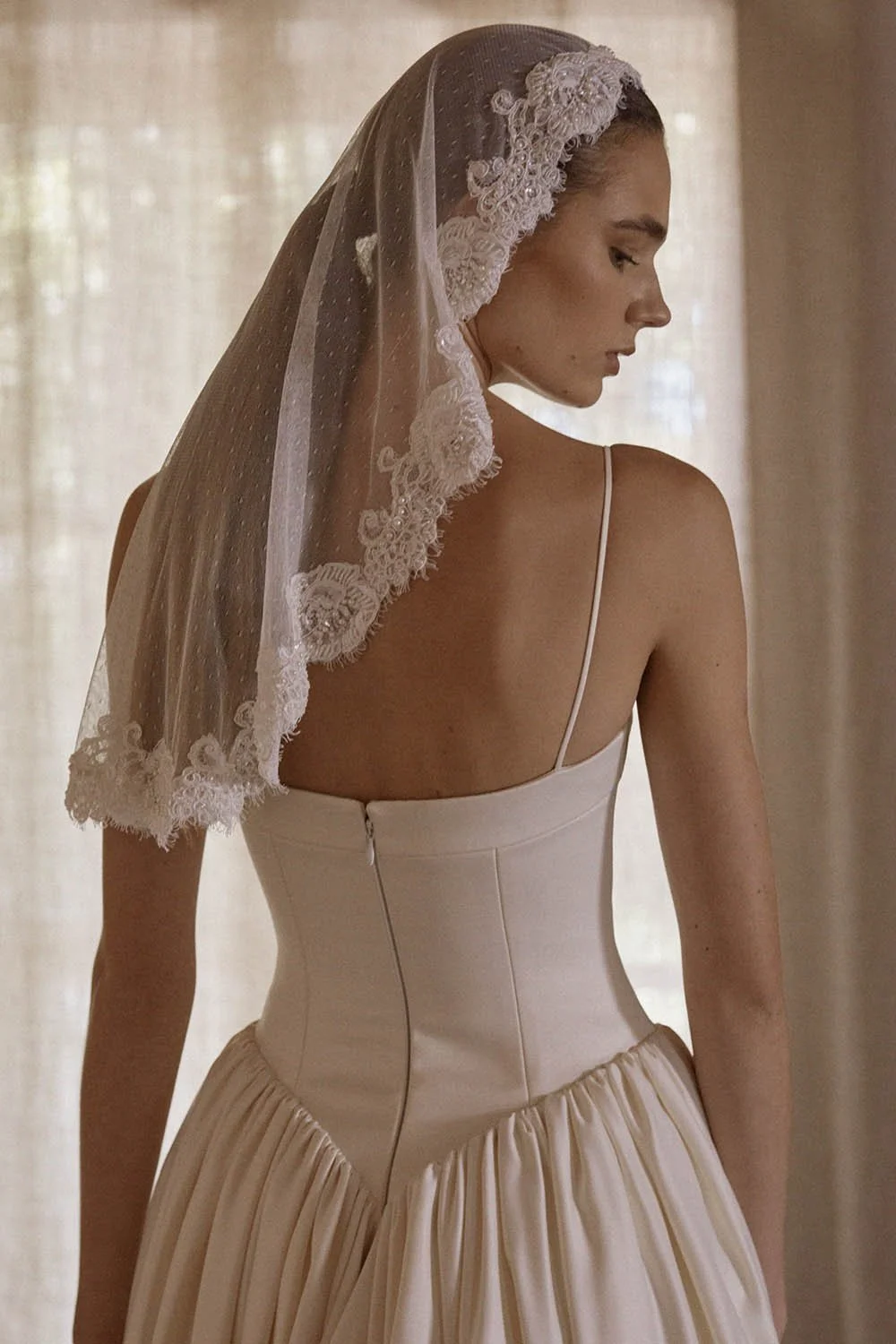 Anais by Vagabond Bridal, Available exclusively at The Art of Bridal boutique in Brisbane, Queensland. Perfect for brides searching for a satin wedding dress that feels understated yet refined, Anaïs is ideal for those drawn to modern minimalist brid