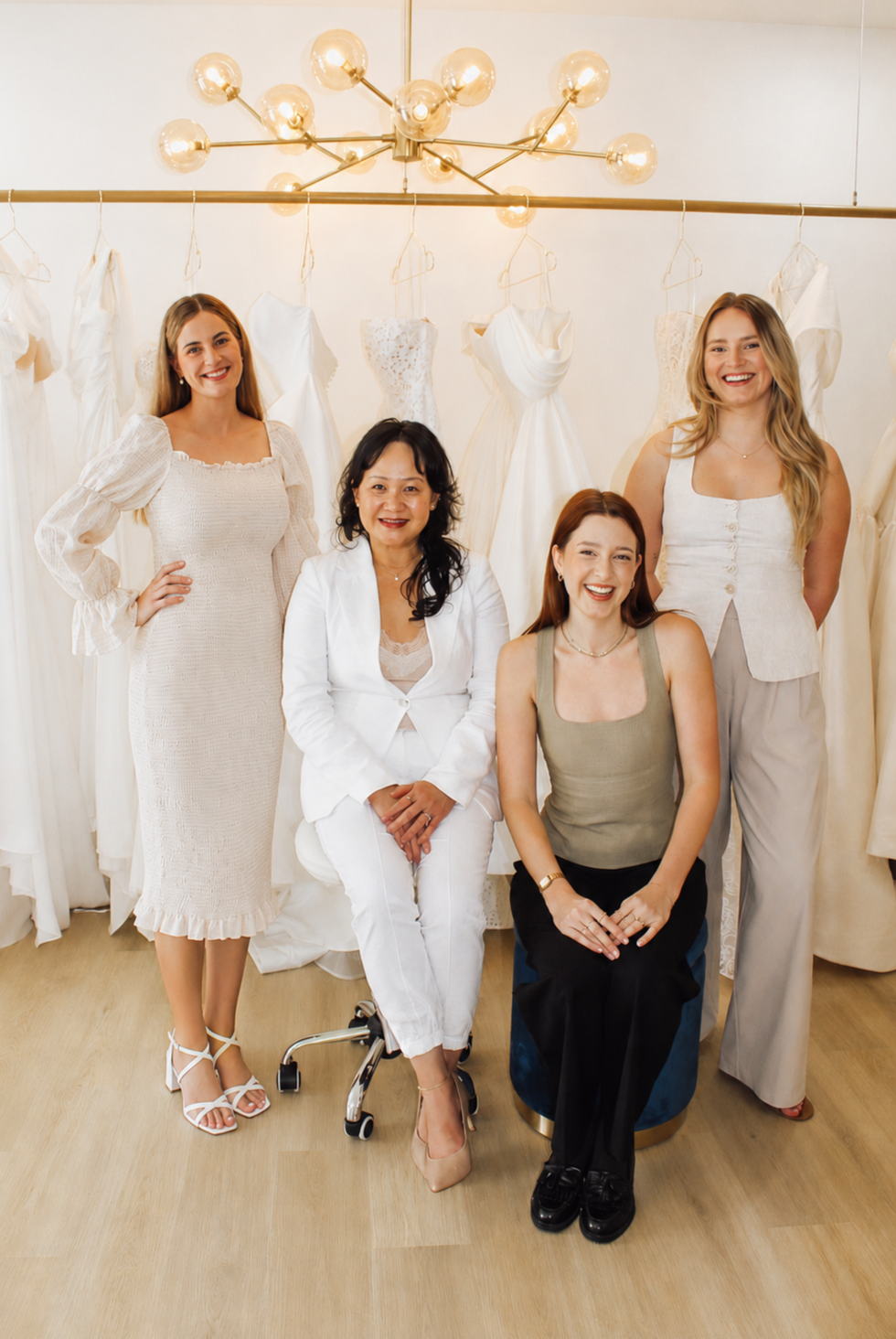 The team at The Art of Bridal, Brisbanes leading bridal boutique.