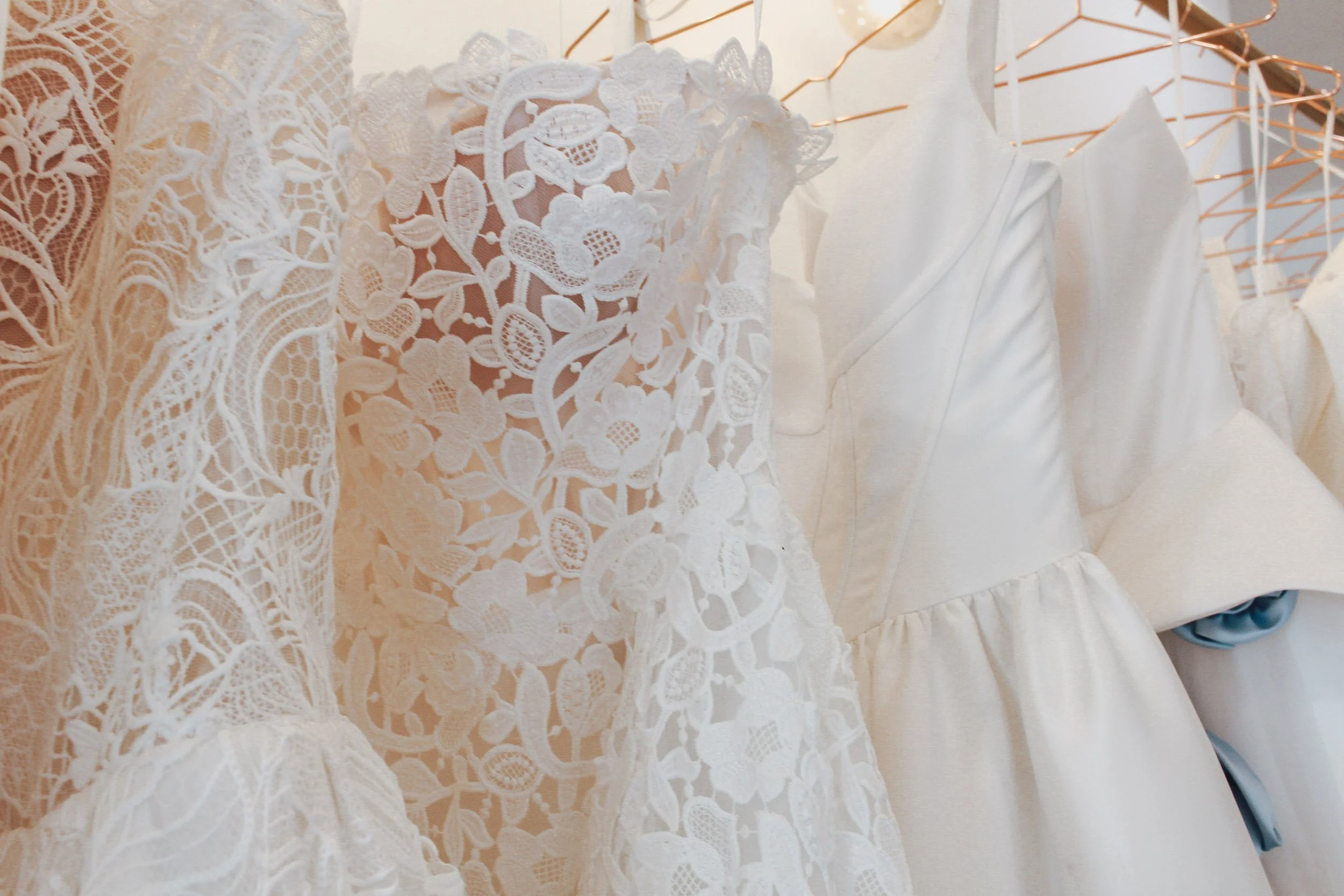 Inside bridal boutique The Art of Bridal, located at Wilston Brisbane, Queensland.