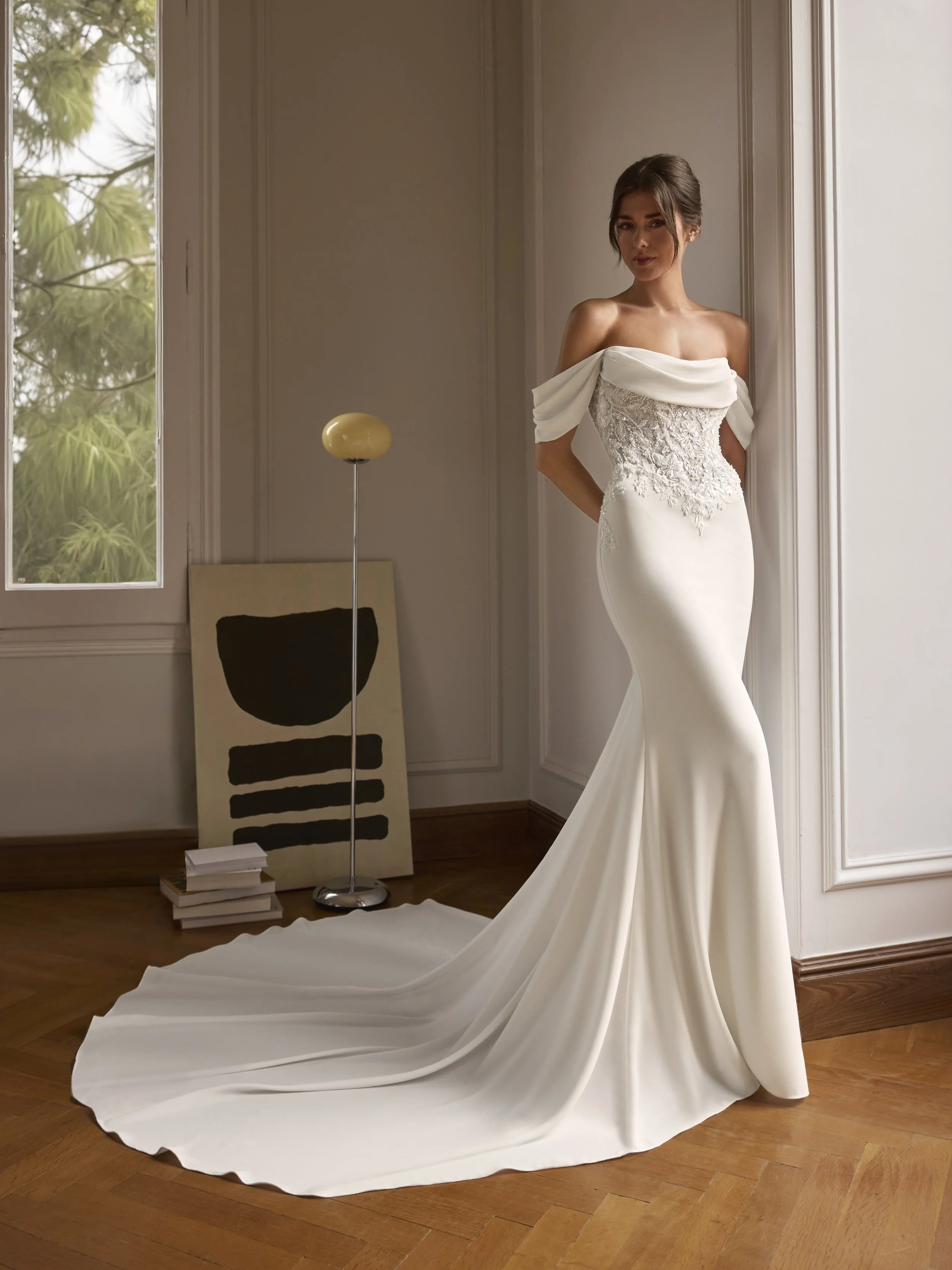 Tamiria by House of St Patrick, available at The Art of Bridal exclusively in Queensland. Your bridal destination.
