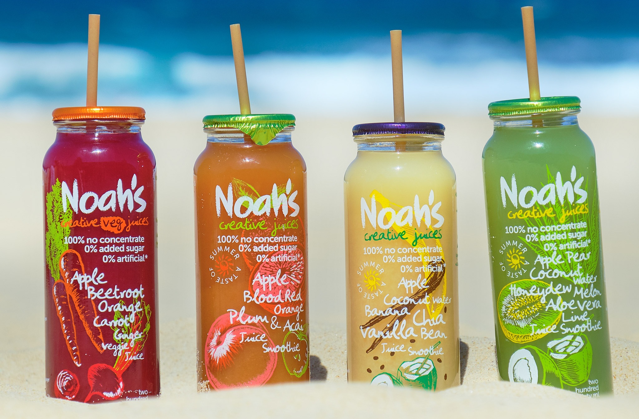 How does a glass bottle with some recycled content help the environment? —  Noahs Creative Juices