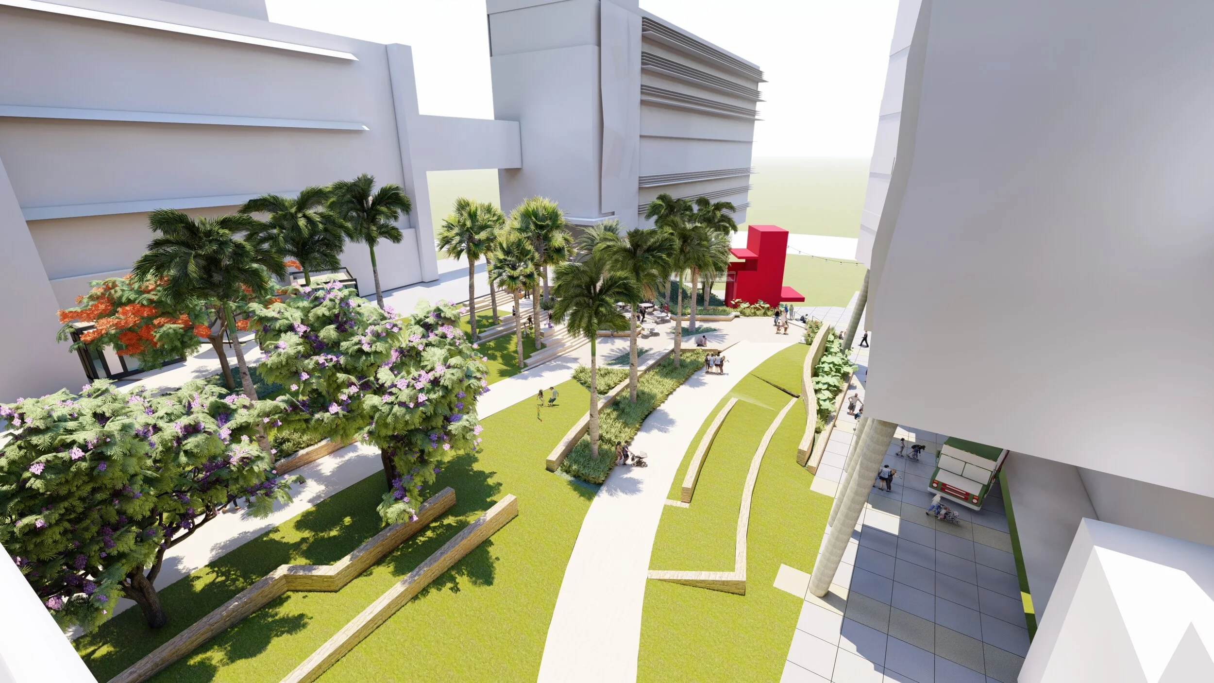 Royal Brisbane Hospital Courtyard Design Competition — Archipelago