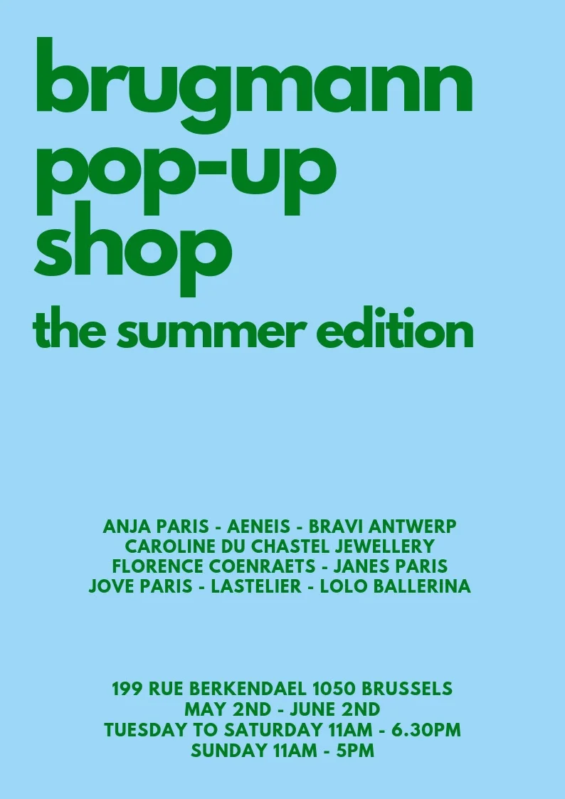 LE BRUGMANN POP UP SHOP EST DE RETOUR !