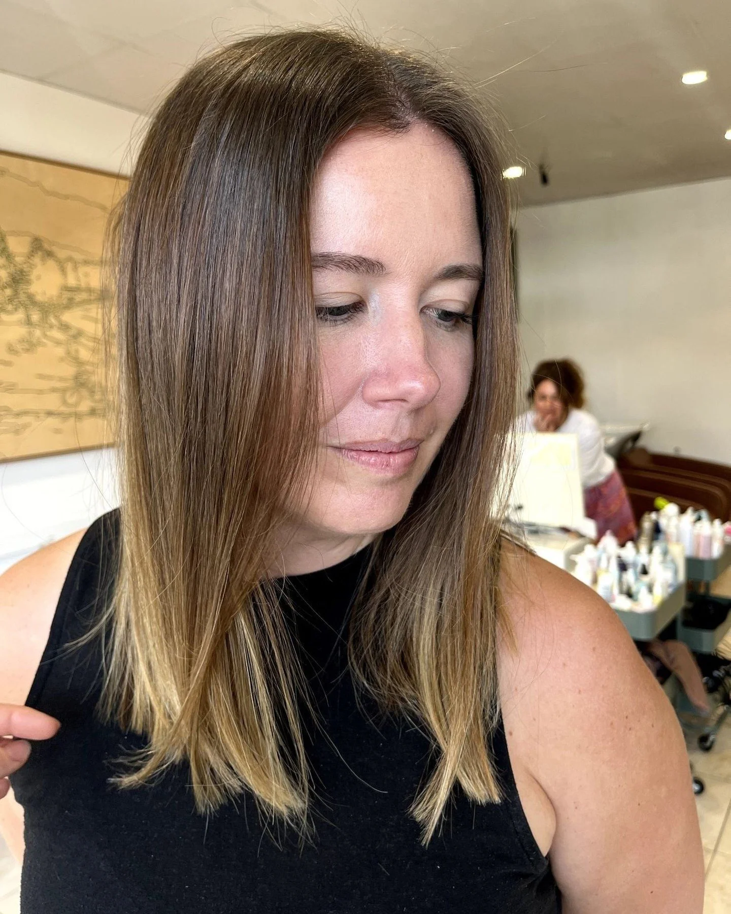 Did someone say Cute-Face? Mission was to highlight the already gorgeous hair, with zero regrowth, and nothing on the roots 😮&zwj;💨