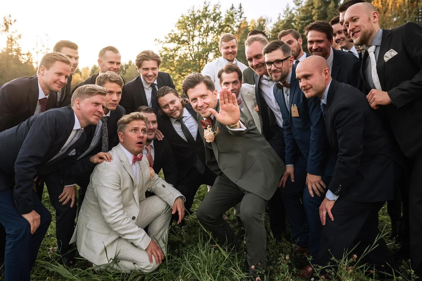 Wedding boys ❤️❤️ H&auml;&auml;p&auml;iv&auml;n kruunasi parhaat kaverit rinnalla. Kiitos veljet 🙏🥰