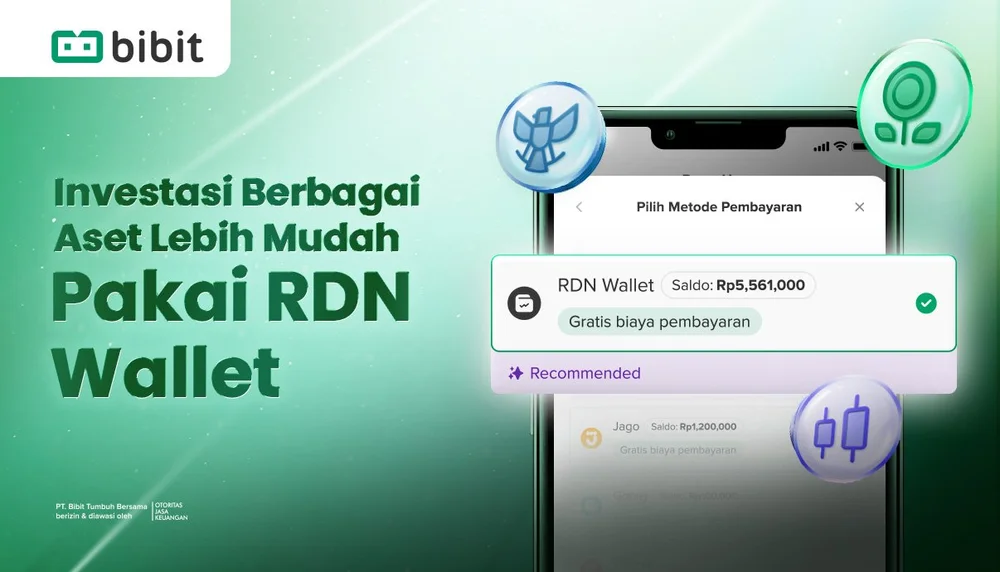 Investasi Berbagai Aset Lebih Mudah Pakai RDN Wallet