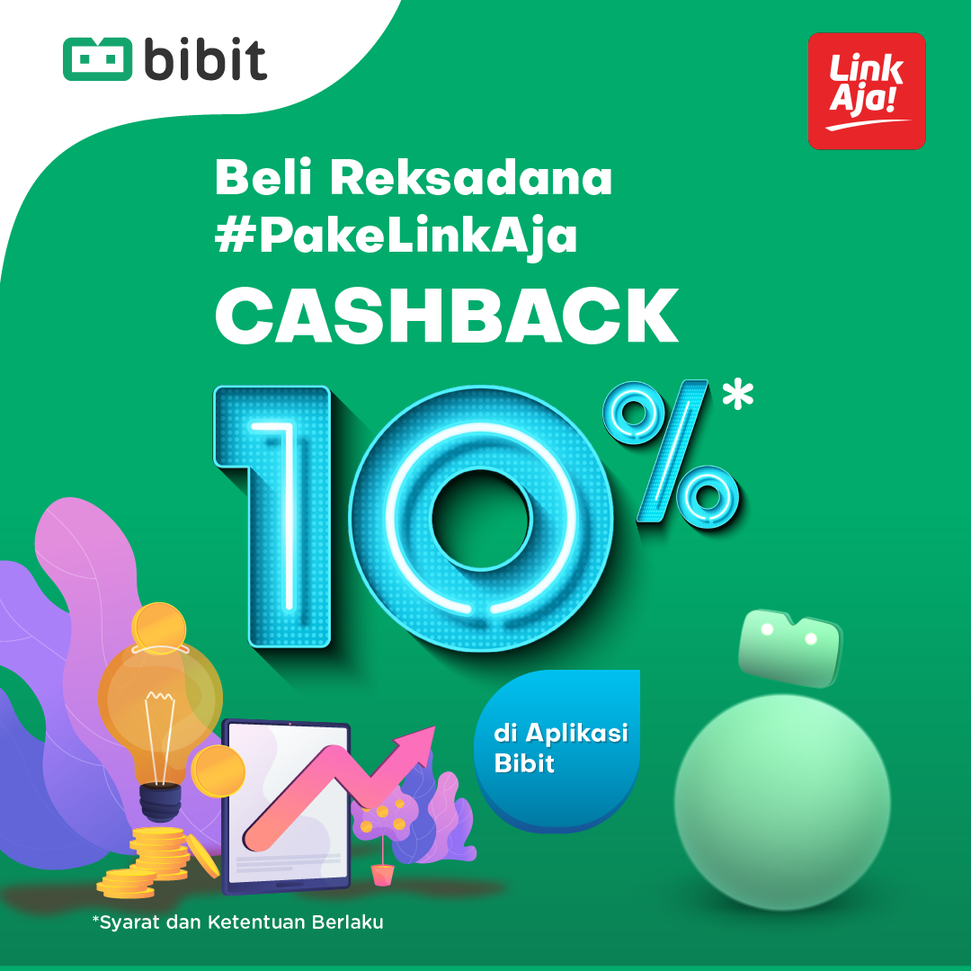 Promo April: Beli Reksadana Pakai LinkAja Cashback 10%