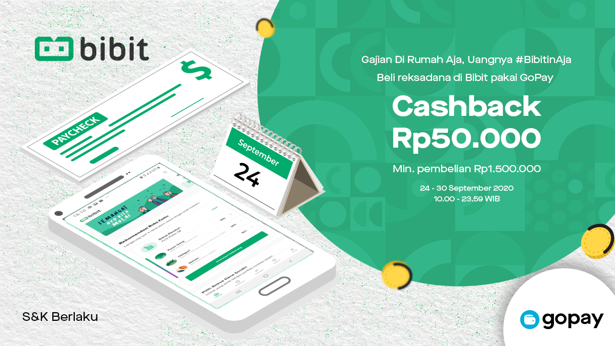 Gajian Bulan September, Cashback Gopay Hadir Kembali!