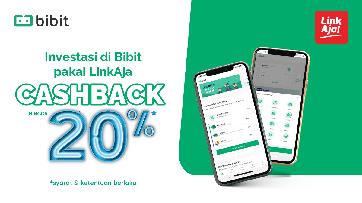 Promo Akhir Tahun LinkAja Cashback Hingga 20%!