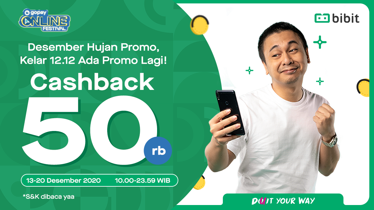 Desember Hujan Promo, Tengah Bulan Ada Cashback Lagi!