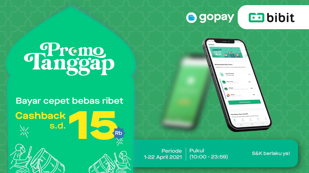 Promo April 2021: Cashback hingga 15 Ribu, Nominal Sesuai Pilihan Kamu!