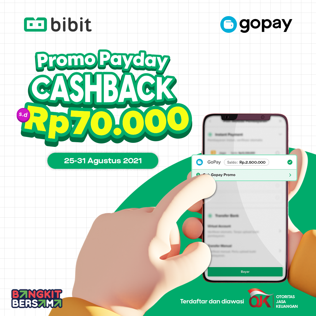 Promo Agustus 2021: Beragam Promo Gopay, Cashback Hingga Rp70 Ribu!
