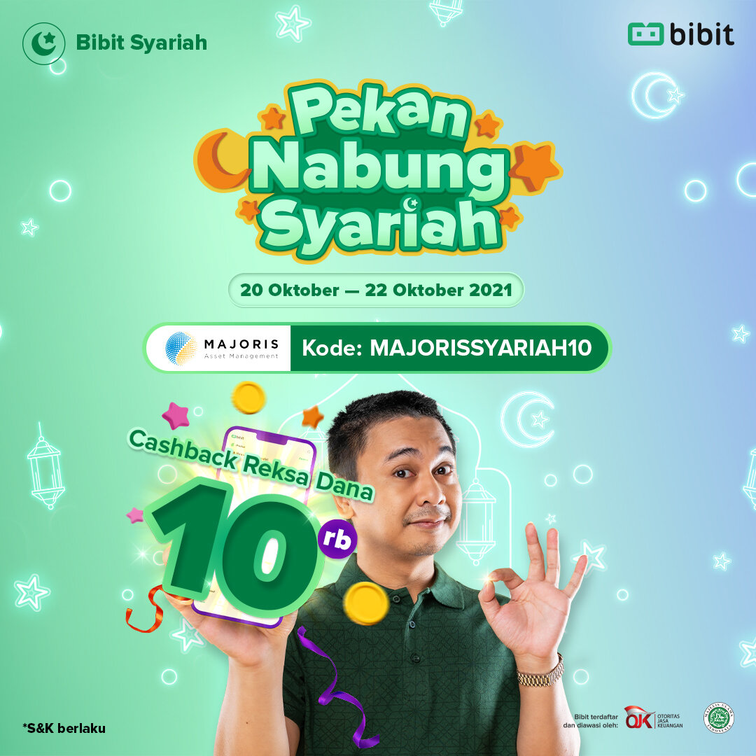 Pekan Nabung Syariah: Promo Majoris Bonus Cashback 10 Ribu! 