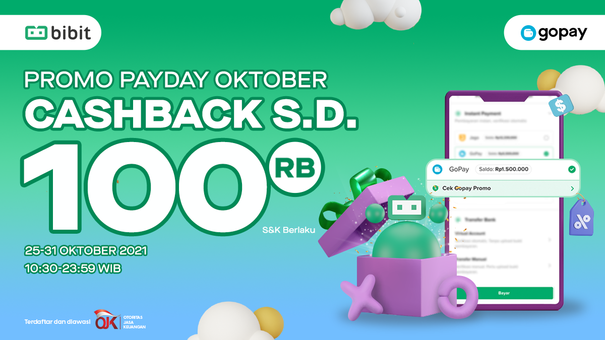 Promo Oktober 2021: Cashback Hingga 120 Ribu!
