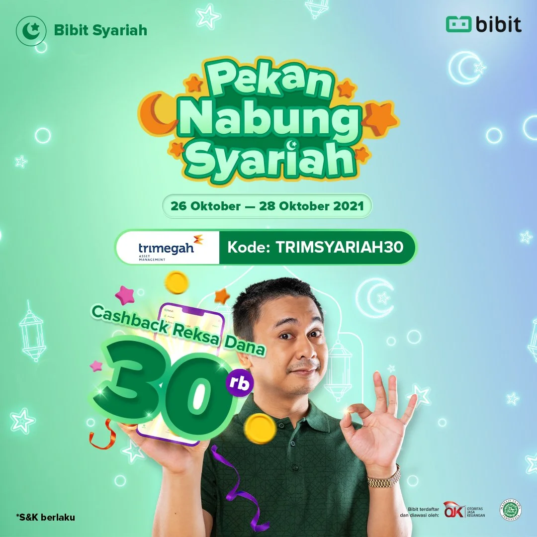Pekan Nabung Syariah: Promo Bonus Cashback 30 Ribu!