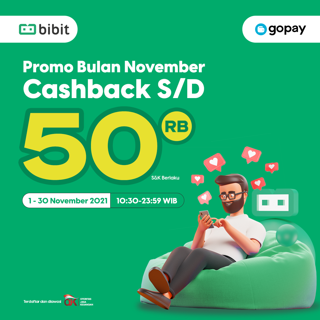 Promo November 2021:  Cashback Hingga Rp 50 Ribu dari GoPay!