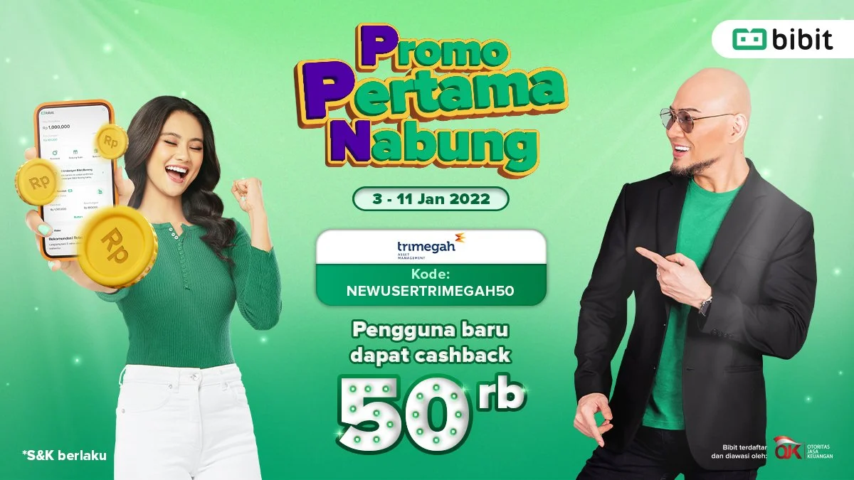 Promo Pertama Nabung: Promo Trimegah Bonus Cashback 50 Ribu!