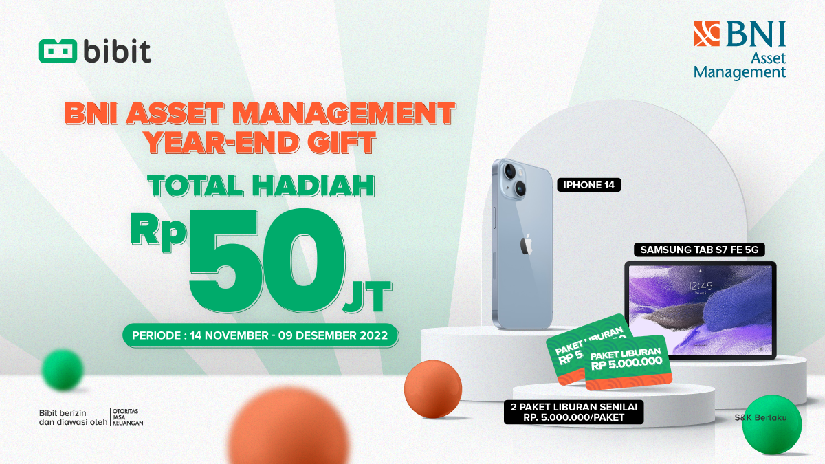 Beli Reksa Dana BNI-AM Bisa Dapat iPhone 14