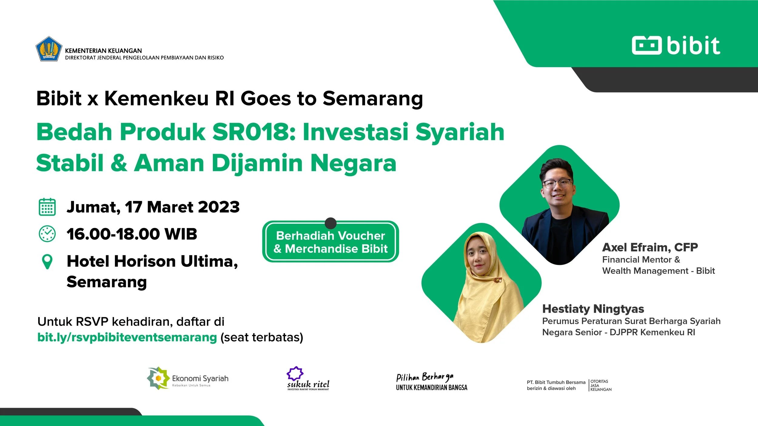 Bedah Produk SR018 Bareng Bibit dan Kemenkeu RI di Semarang
