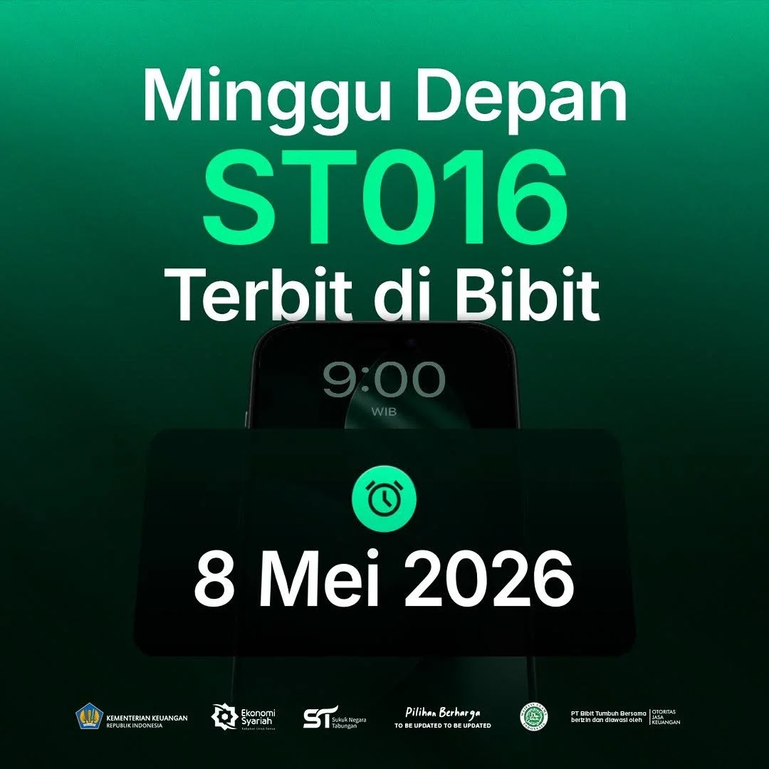 8 Mei 2028: Minggu Depan SBN Syariah ST016 Terbit 
