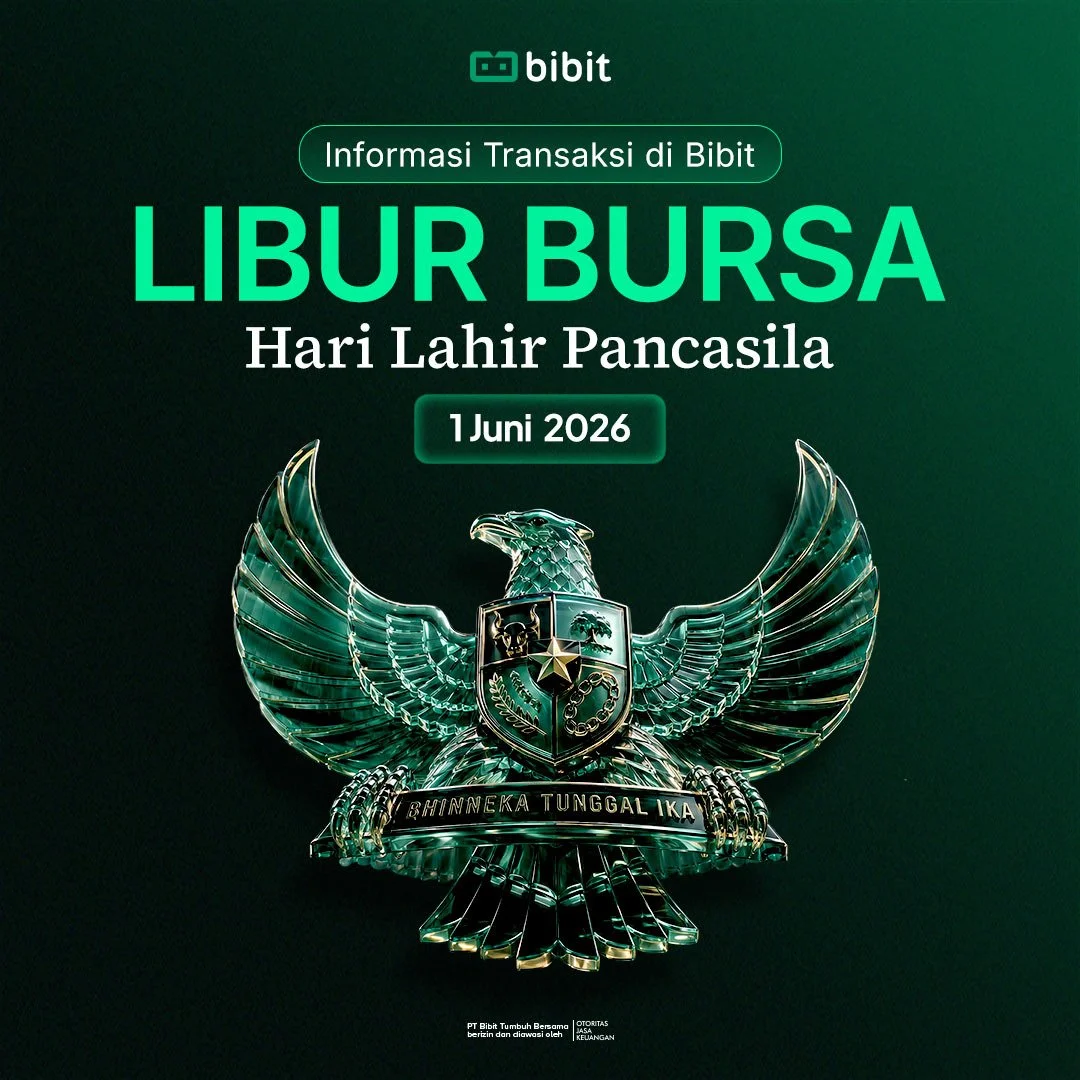 Informasi Transaksi di Bibit Libur Bursa Hari Lahir Pancasila 