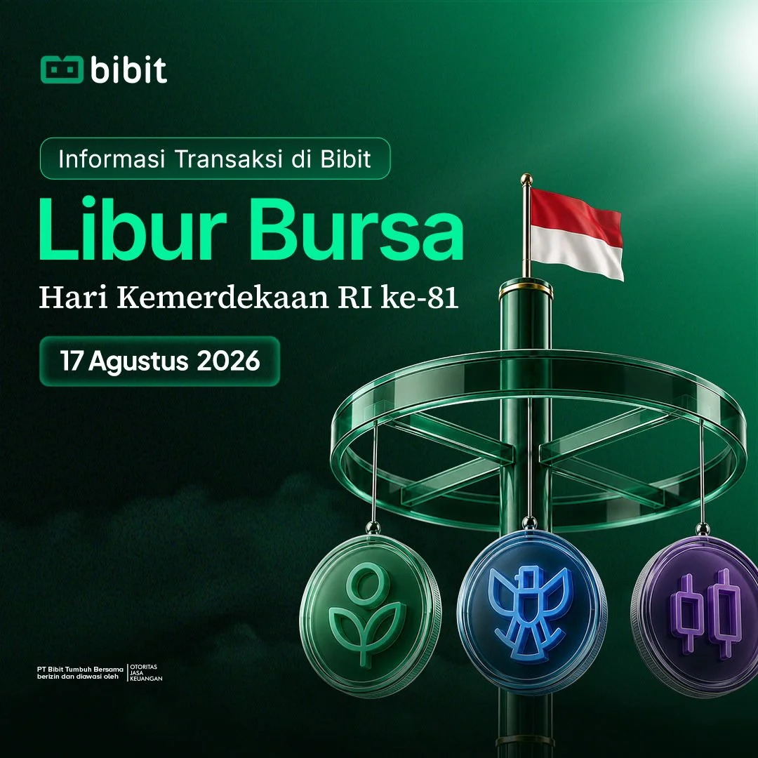 Informasi Transaksi di Bibit Libur Bursa Hari Kemerdekaan RI ke-81