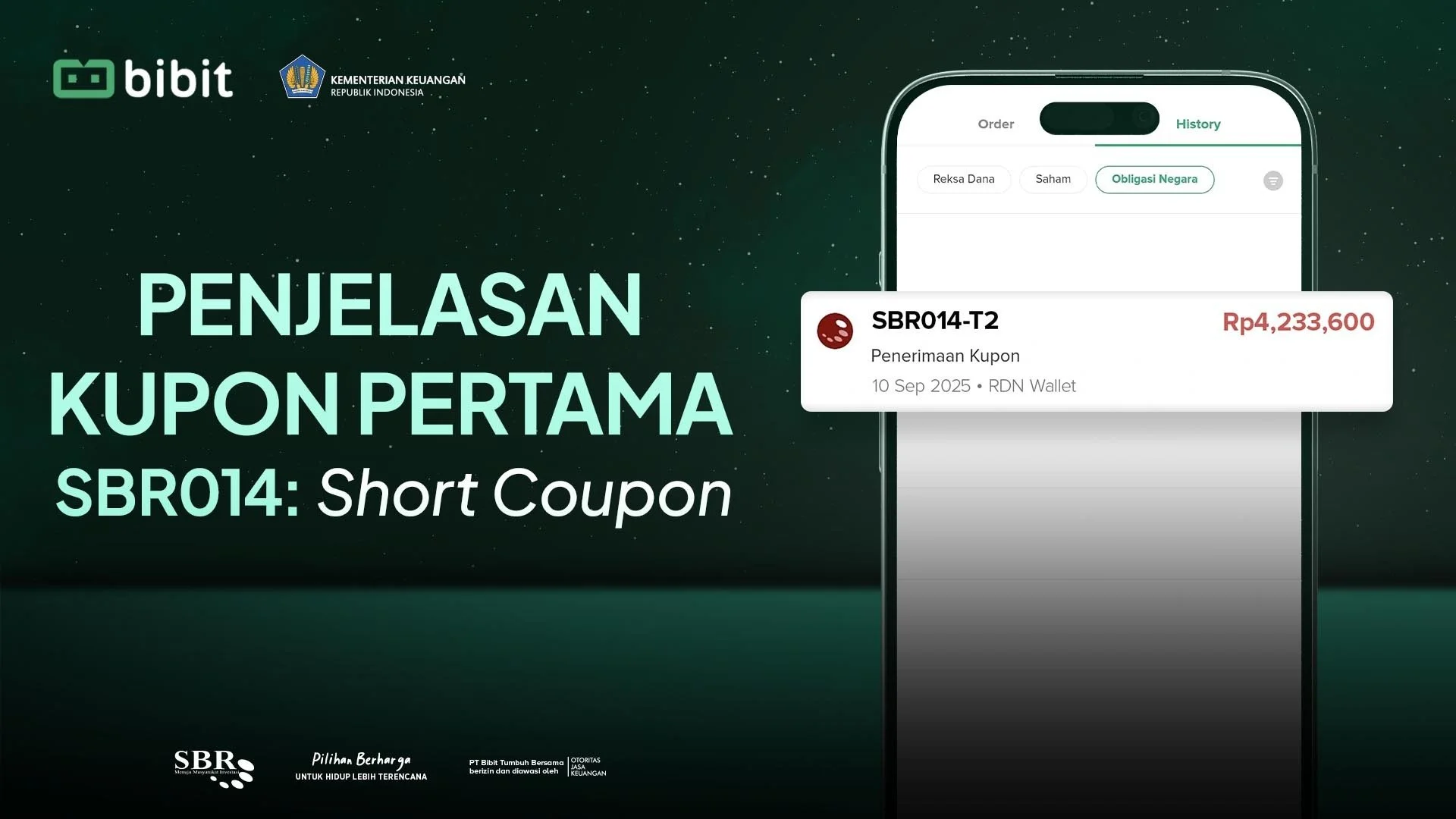 Penjelasan Kupon Pertama SBR014: Short Coupon