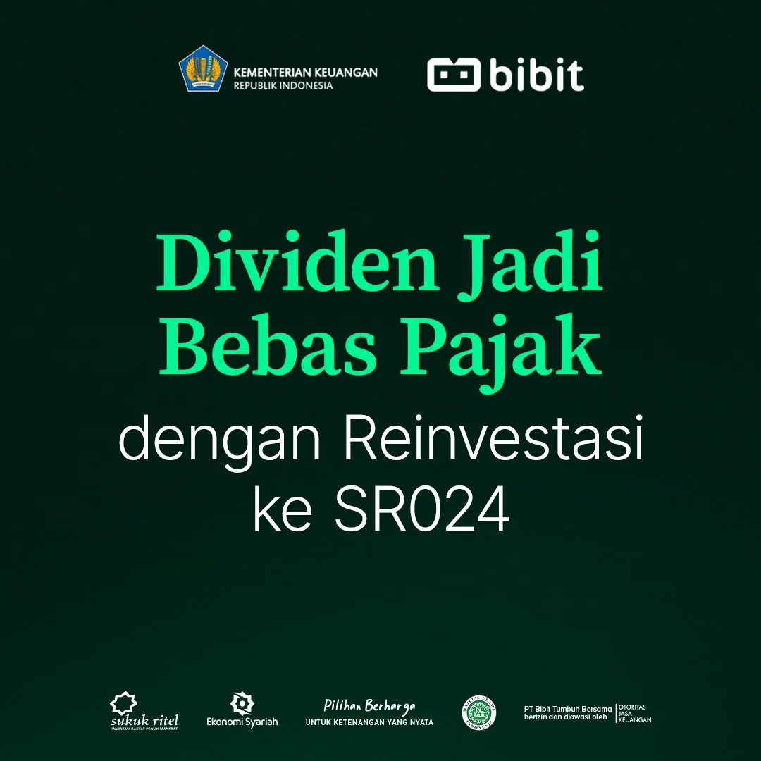 Dividen Jadi Bebas Pajak dengan Reinvestasi ke SR024-T3