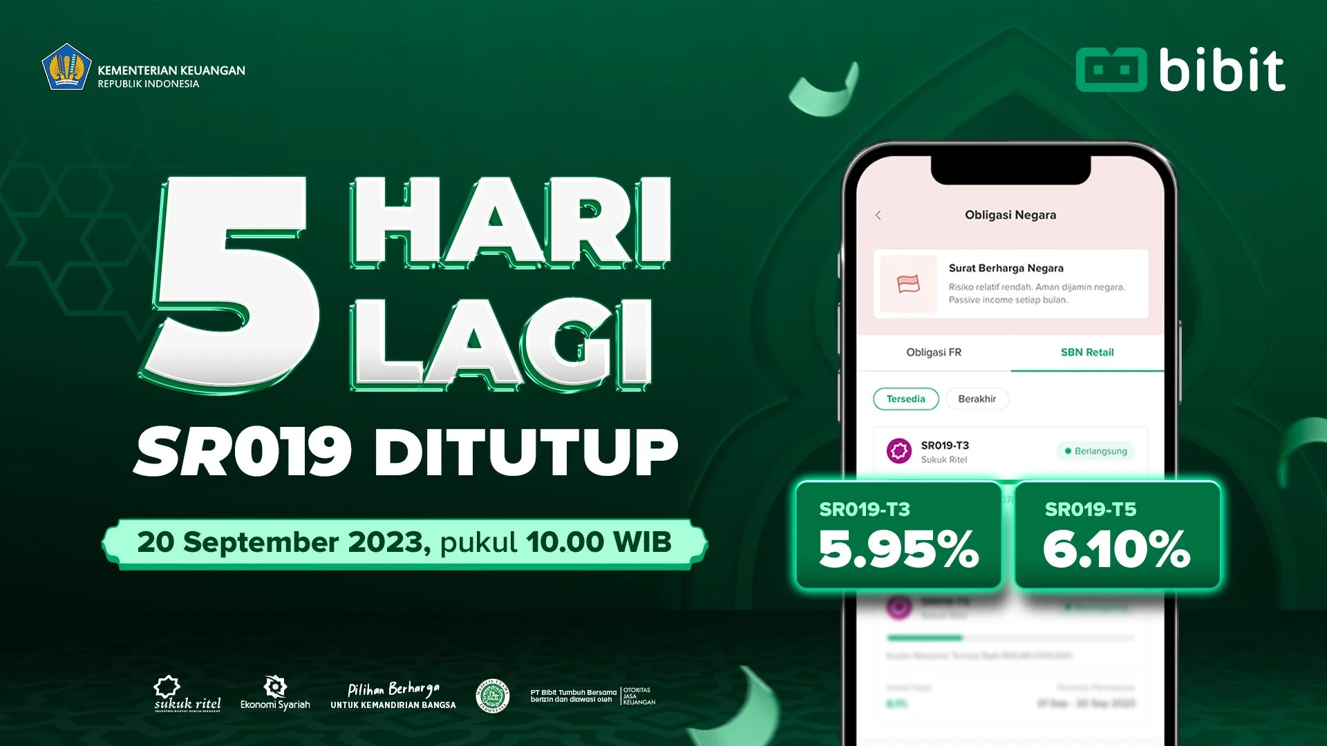 5 Hari Lagi Masa Penawaran SR019, Beli Sekarang!