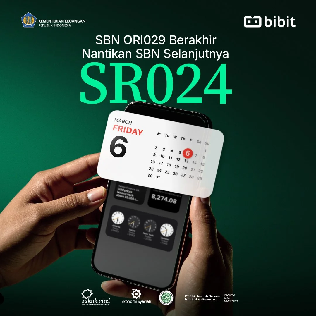 ORI029 Berakhir, SBN Selanjutnya SR024 Terbit 2 Minggu Lagi