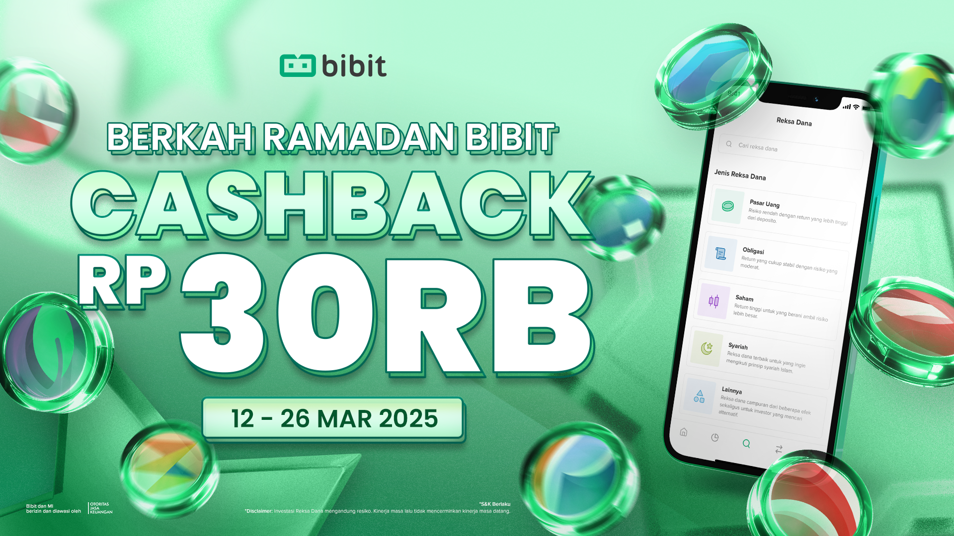 Promo Ramadan 2025: Top Up Reksa Dana Dapat Cashback Rp30 Ribu