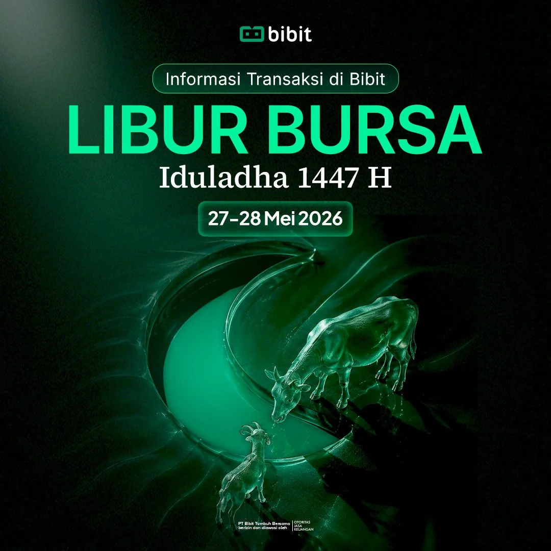 Informasi Transaksi di Bibit Libur Bursa Hari Raya Iduladha 1447 H