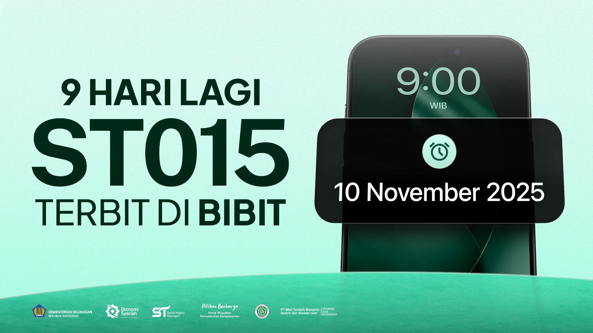 ST015 Terbit 10 November 2025, Jadi SBN Retail Terakhir Tahun ini