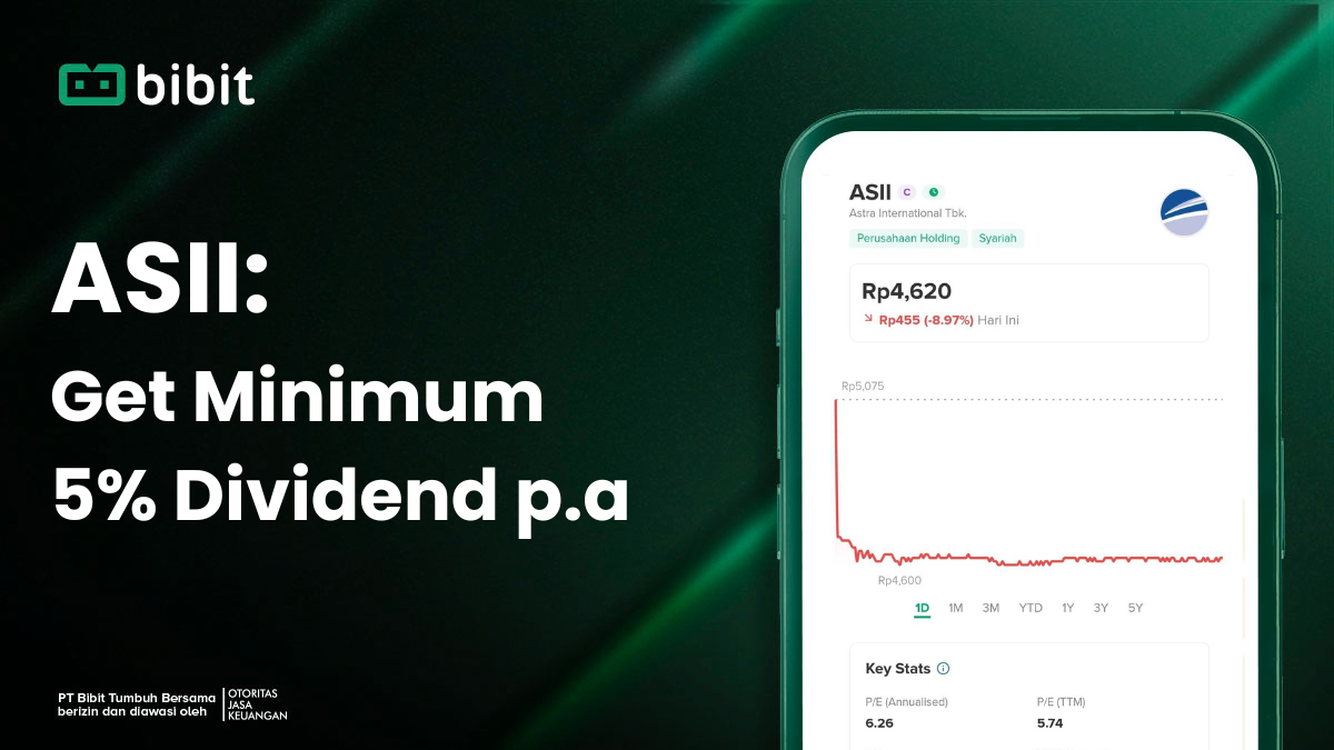 ASII: Buy Now and Get Minimum  5% Dividend p.a