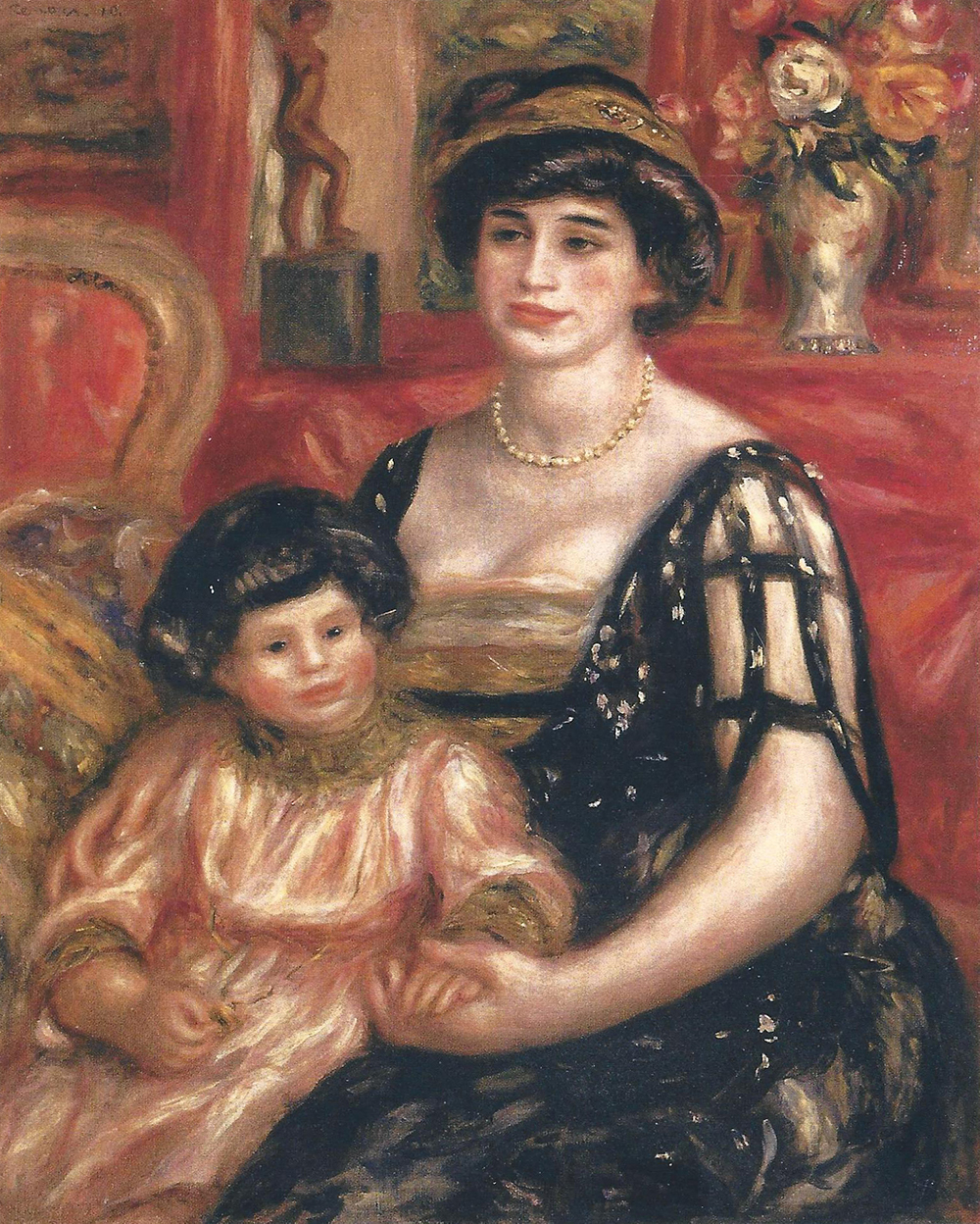  Madame Josse Bernheim-Dauberville et son fils Henry Dauberville par   Renoir   1910 