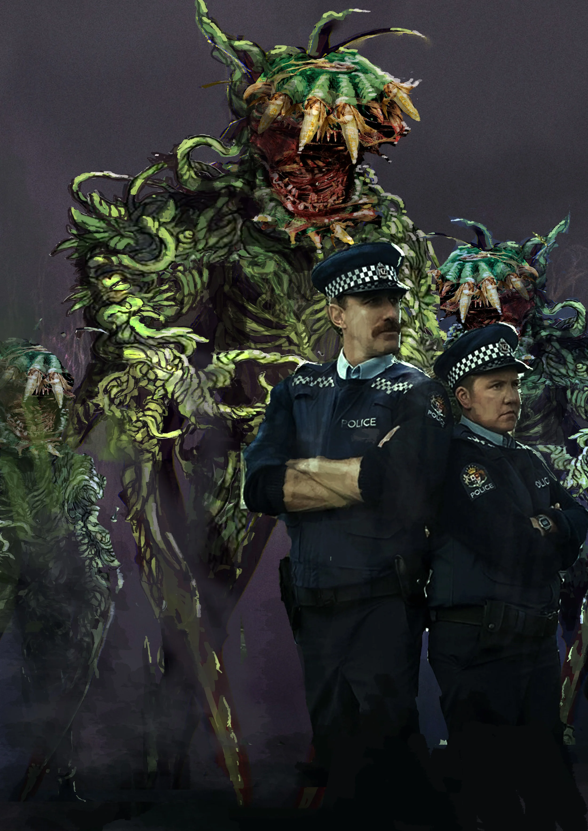 corn monster and officers.jpg