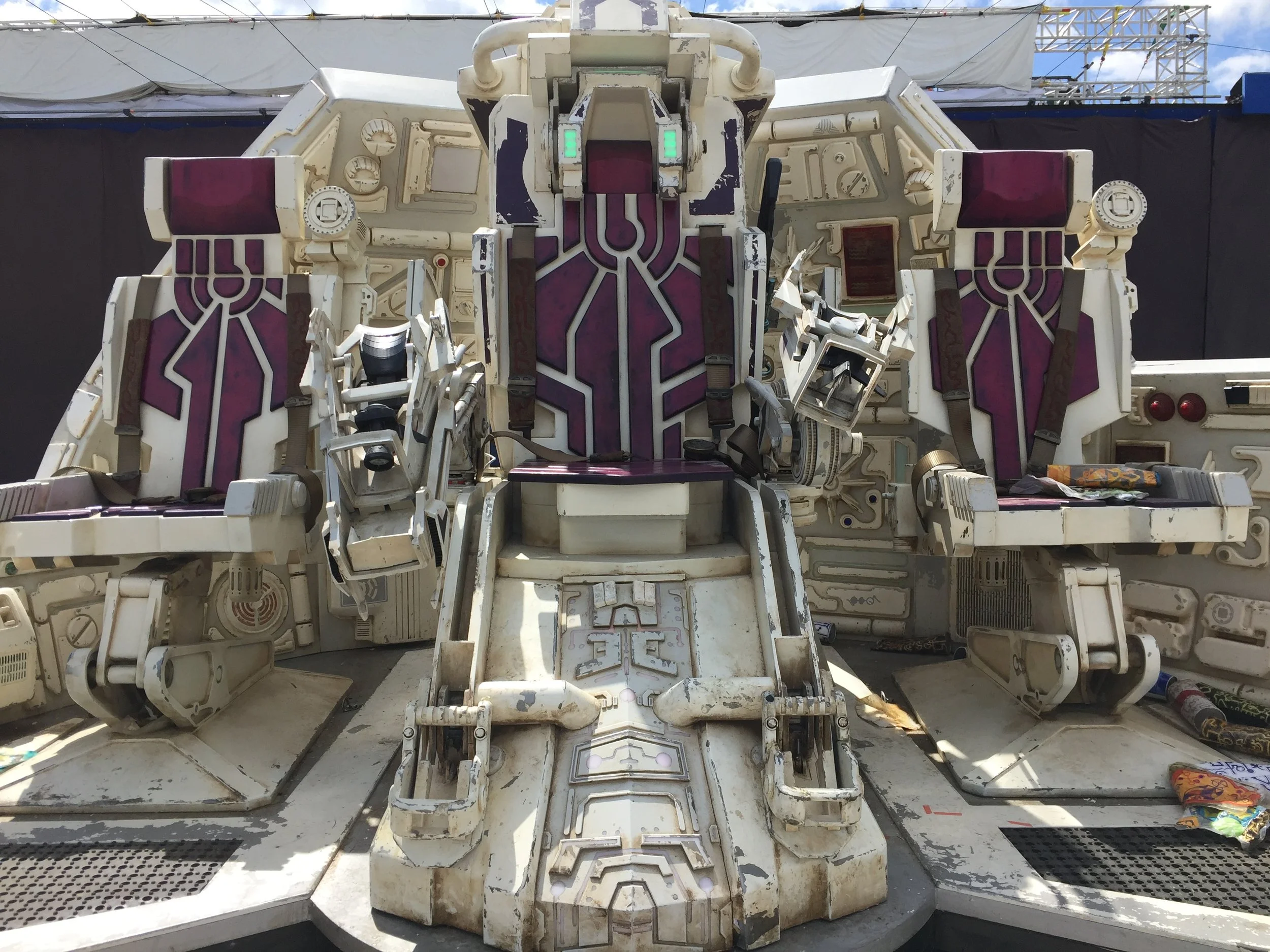 Valkyrie ship interior set build