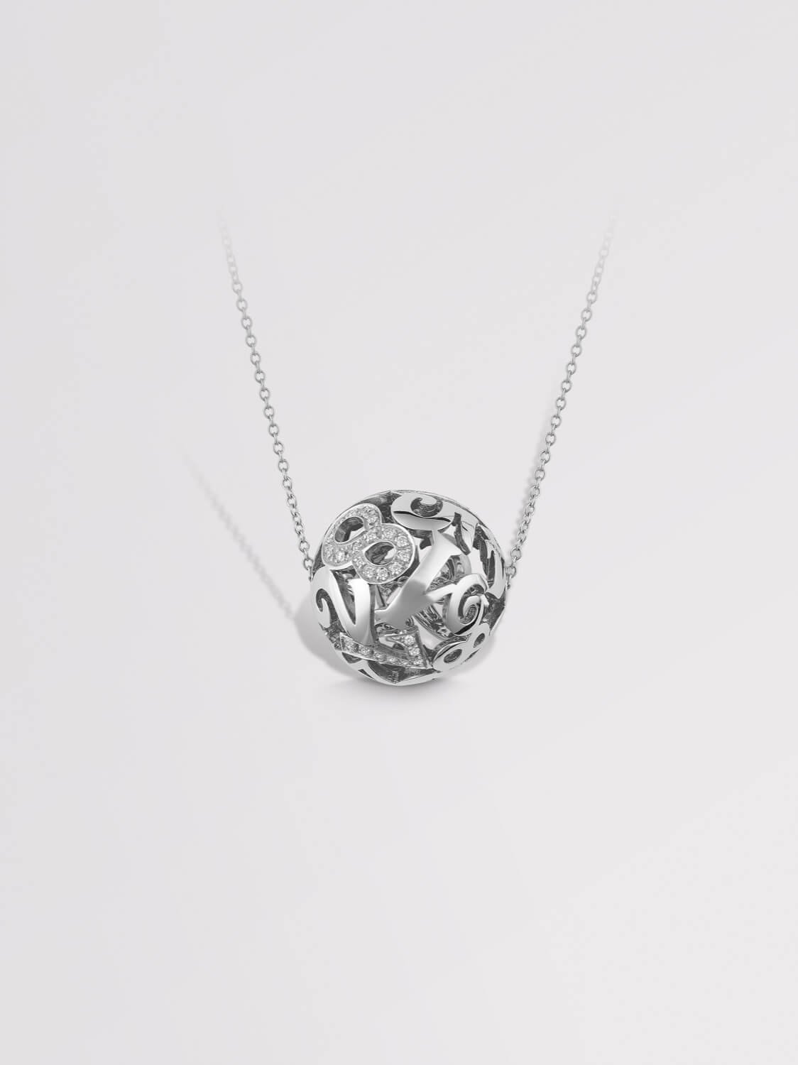 Diamond Large Boule Pendant