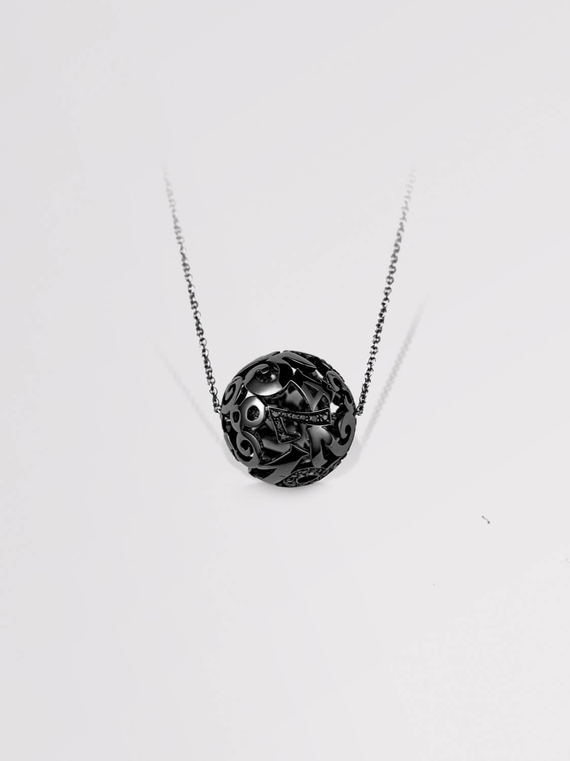 Black Diamond Large Boule Pendant