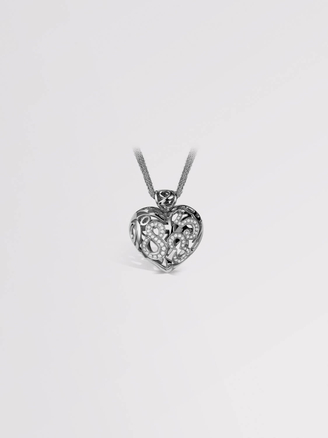 Talisman Heart Small Diamond Pendant