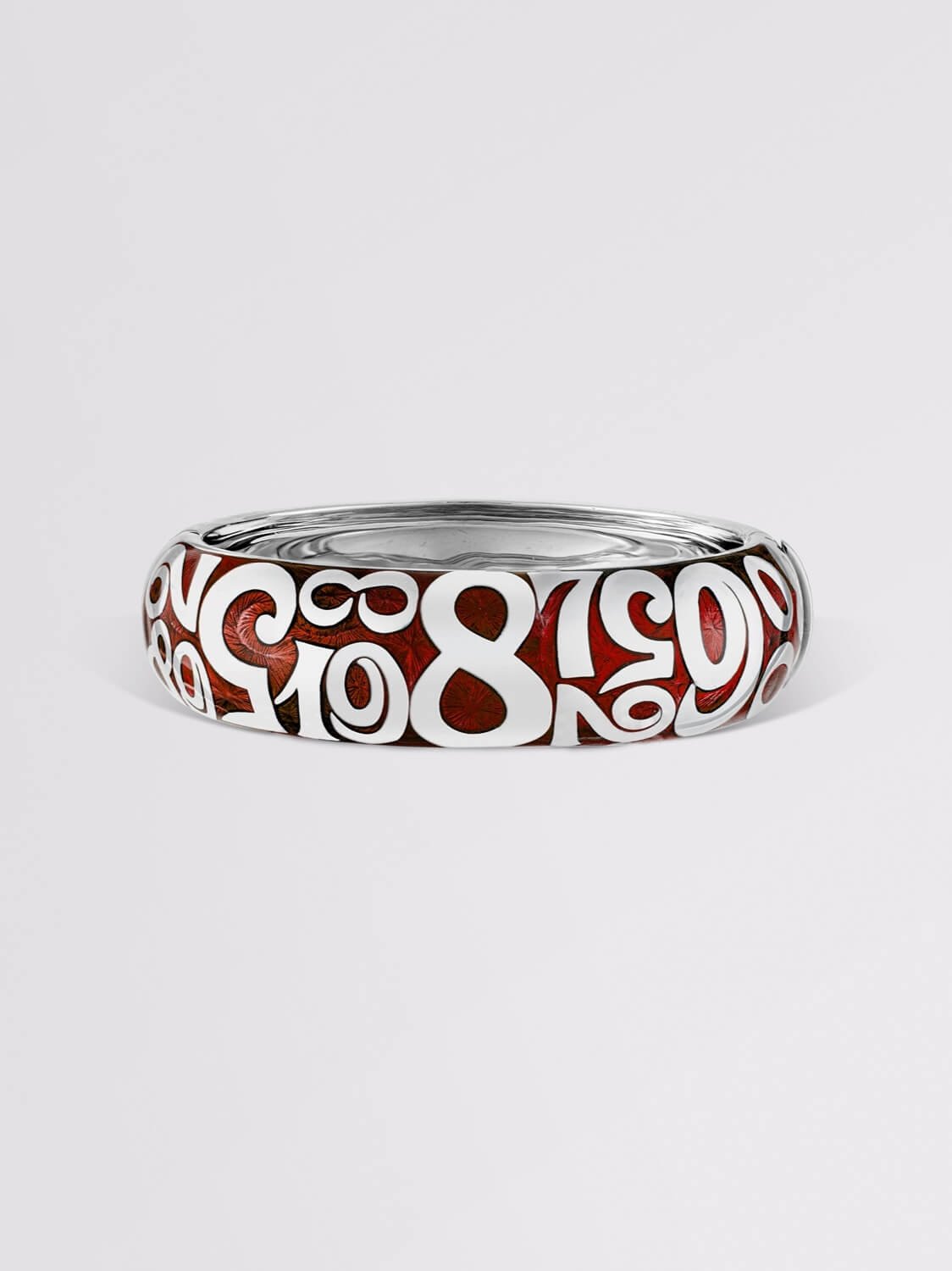 Red Enamel Talisman Bracelet