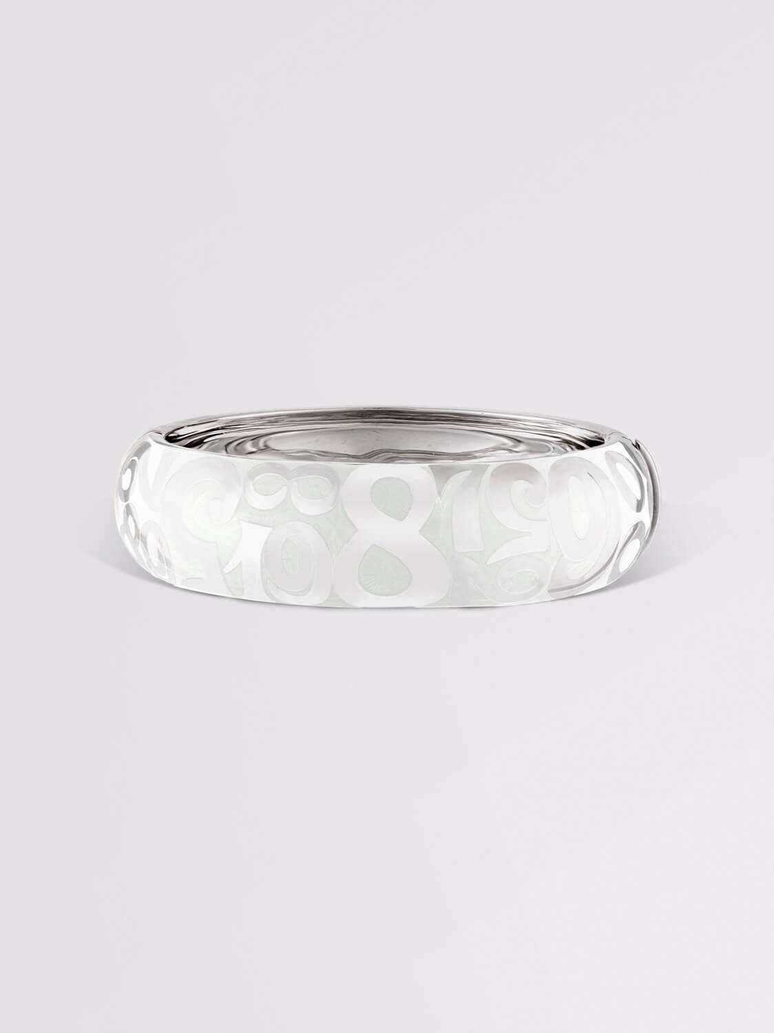 White Enamel Talisman Bracelet