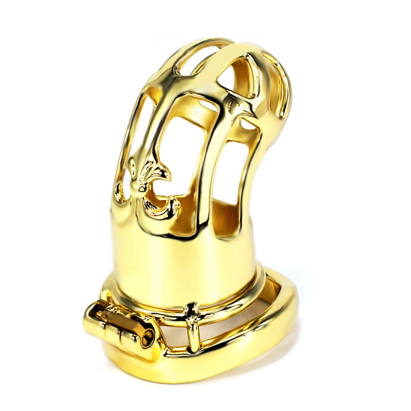 FRRK Stainless Steel Gold Colour Male Chastity