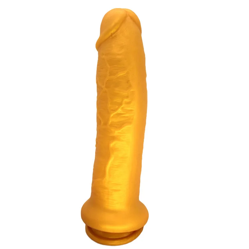 FAAK 11.2" Realistic Dildo (Majestic Gold)