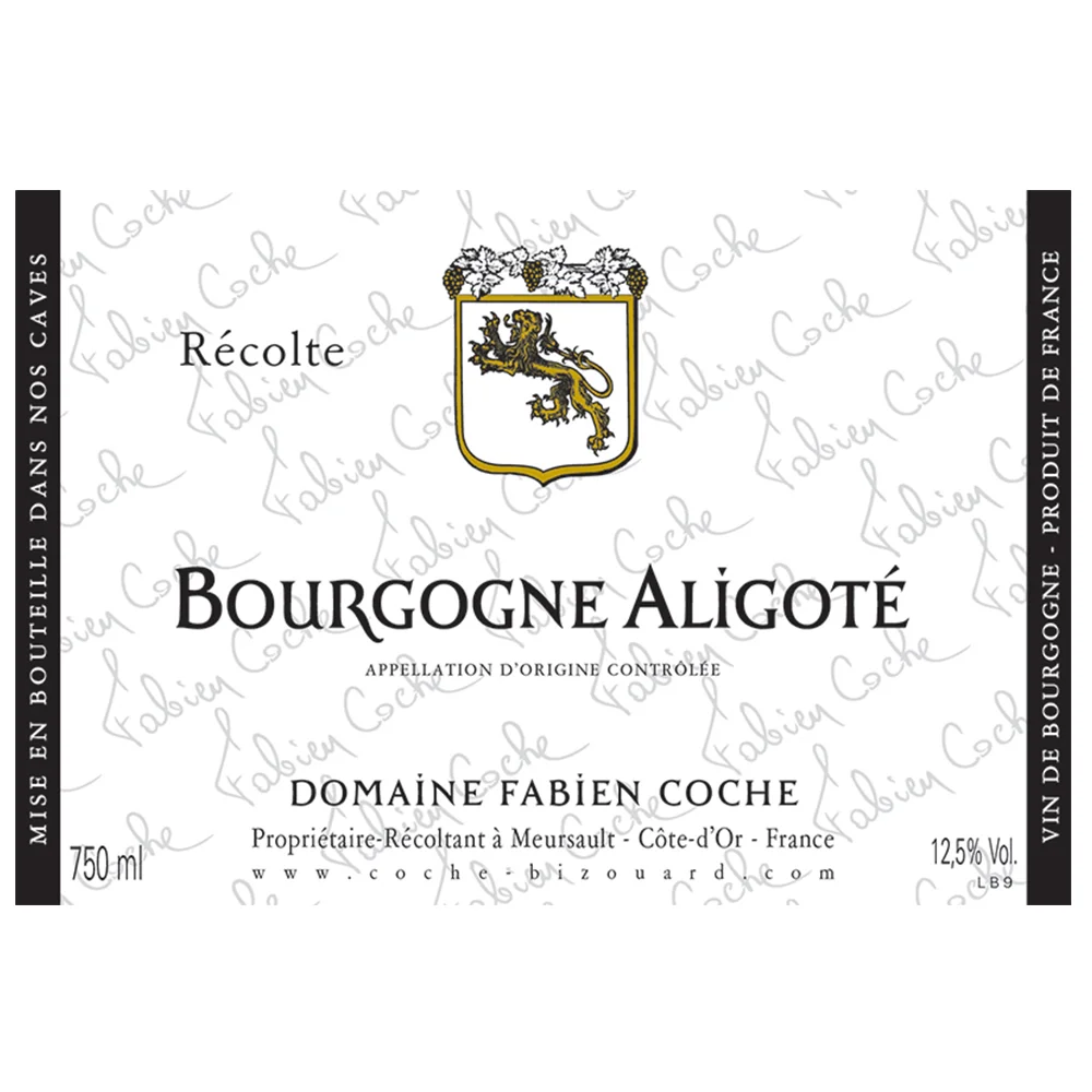BOURGOGNE ALIGOTE TECH SHEET