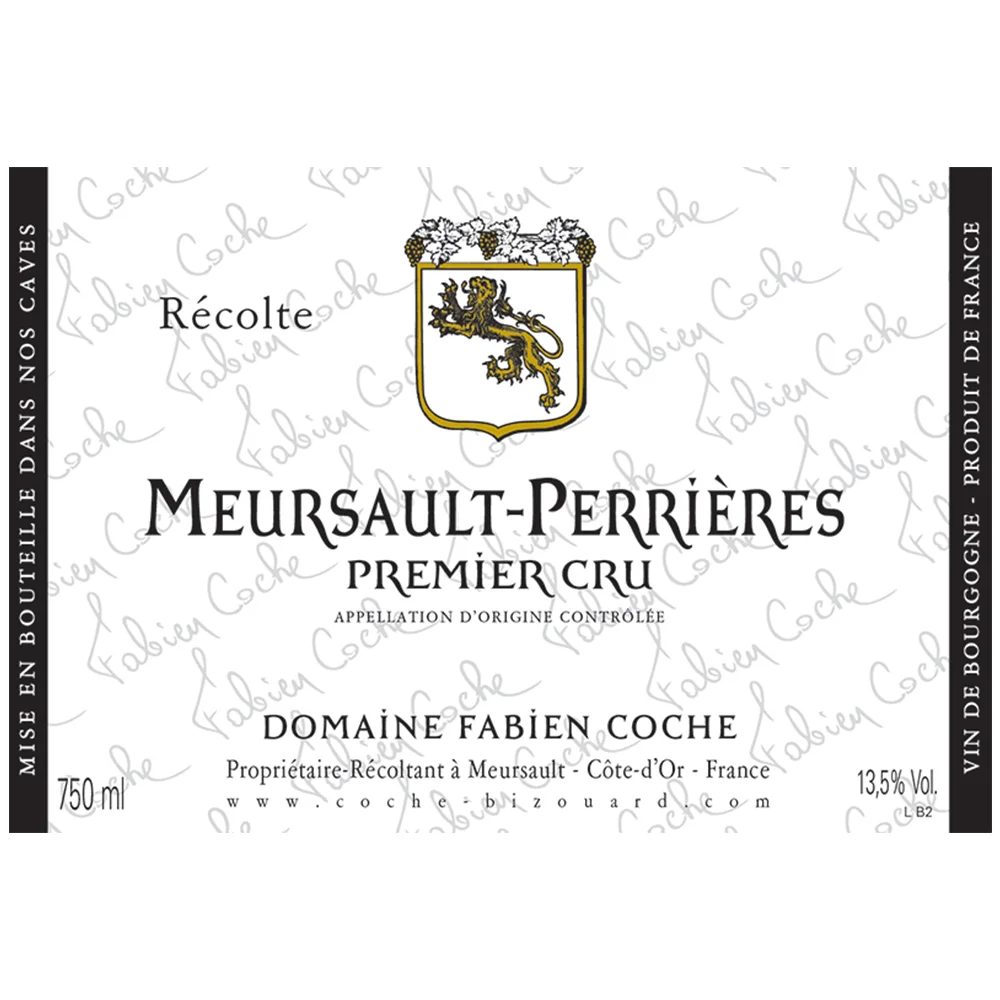 MEURSAULT-PERRIERES 1ER CRU TECH SHEET COMING